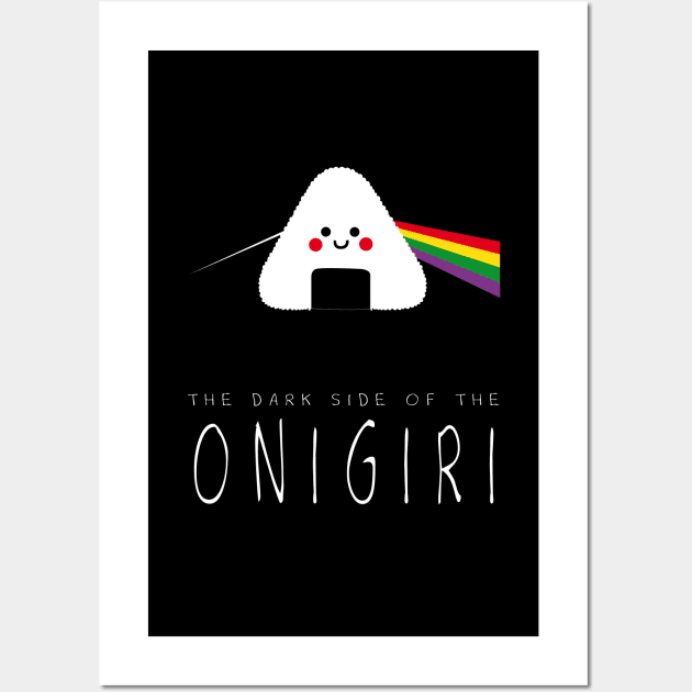 The dark side of the onigiri Wall Art by lauraargh